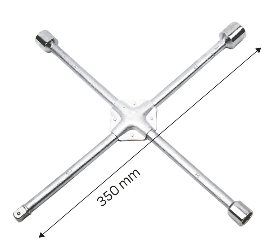TOPEX Kereszt kerékkulcs 17/19/22mm 1/2" 37D313
