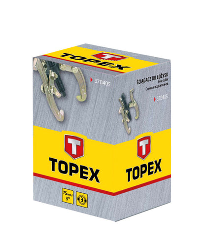 TOPEX CSAPÁGYLEHÚZÓ 3" 75mm, háromkörmös 37D405