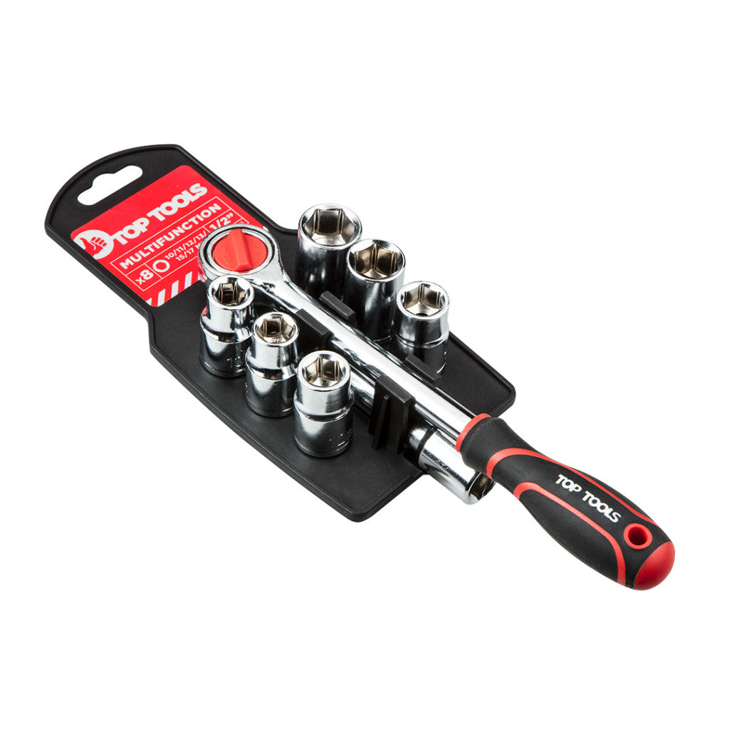 Top Tools Dugókulcskészlet 1/2" 8db 38D143