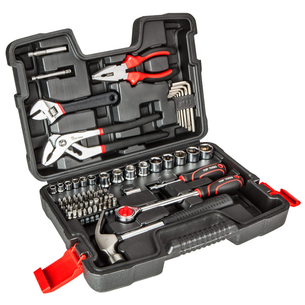 Top Tools Szerszámkészlet 1/4", 1/2" 81db 38D510