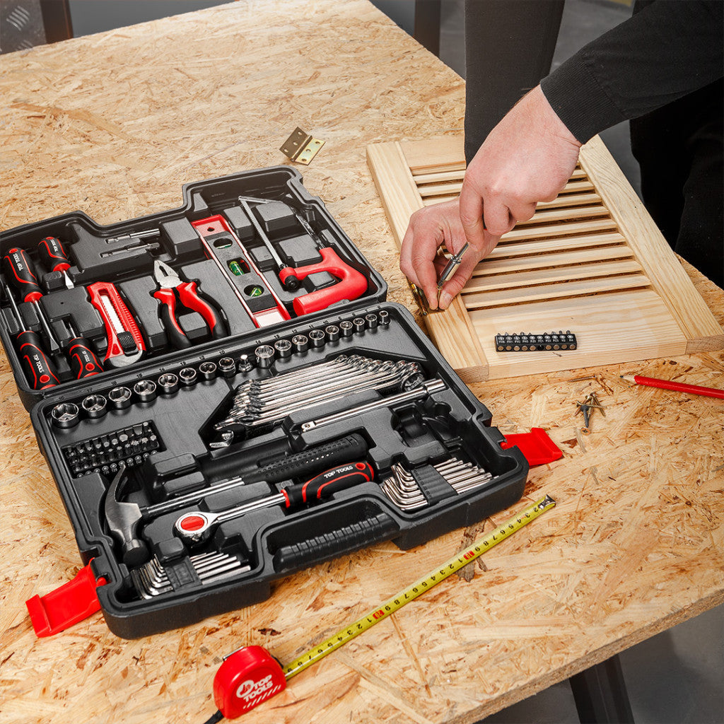 Top Tools Szerszámkészlet 1/4", 3/8", 100db 38D535