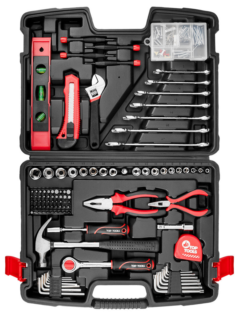 Top Tools Szerszámkészlet 1/4", 3/8", 194db 38D545