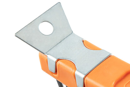 NEO TOOLS Drótkefe, acél, 3x19 sor, kaparóval 39-012