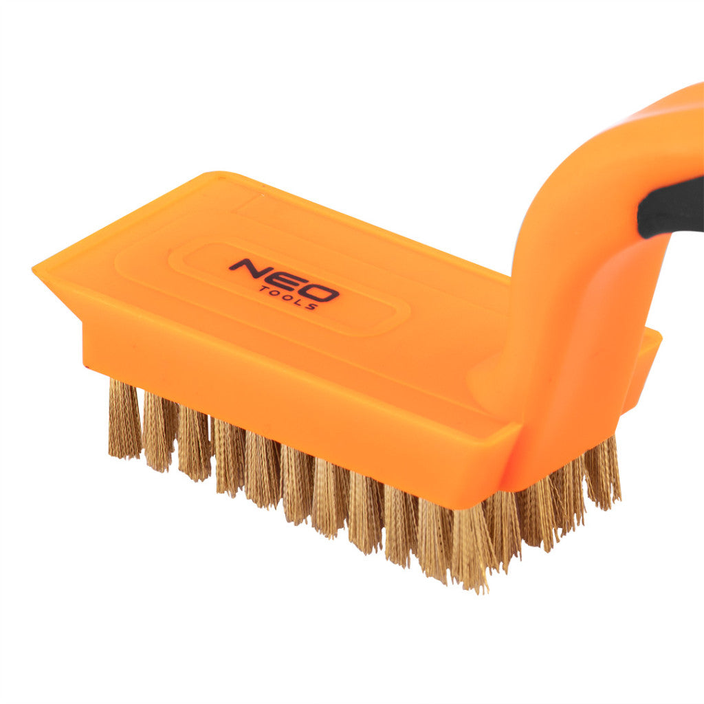 NEO TOOLS Drótkefe, sárgaréz, 5x11 sor 39-031