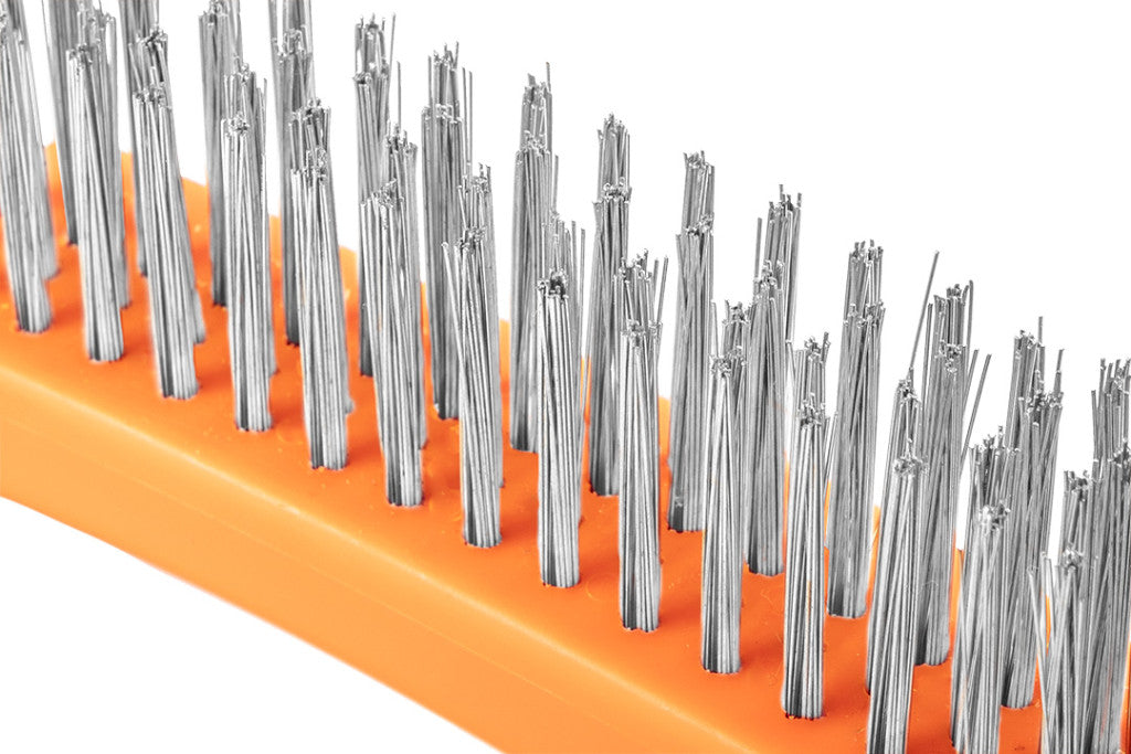 NEO TOOLS Drótkefe, rozsdamentes, 4x16 sor 39-050