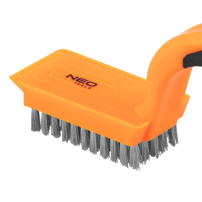 NEO TOOLS Drótkefe, rozsdamentes, 5x11 sor 39-051