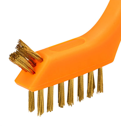 NEO TOOLS Drótkefe készlet 3db, 3x7 sor, Acél, műanyag és sárgaréz szálas kefék 39-100
