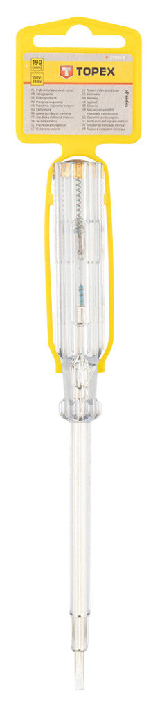 TOPEX Feszültségvizsgáló, fázisceruza 190mm, 100-250V 39D054