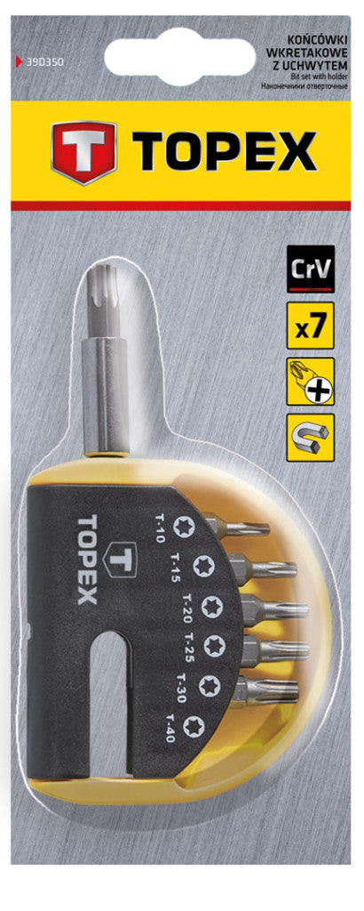 TOPEX Torxbitkészlet 6db 39D351