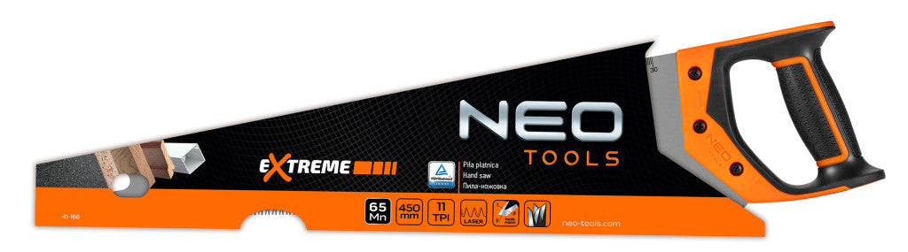 NEO TOOLS Kézifűrész 450mm, 11TPI 41-166