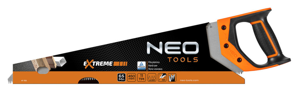 NEO TOOLS Kézifűrész 450mm, 11TPI 41-166
