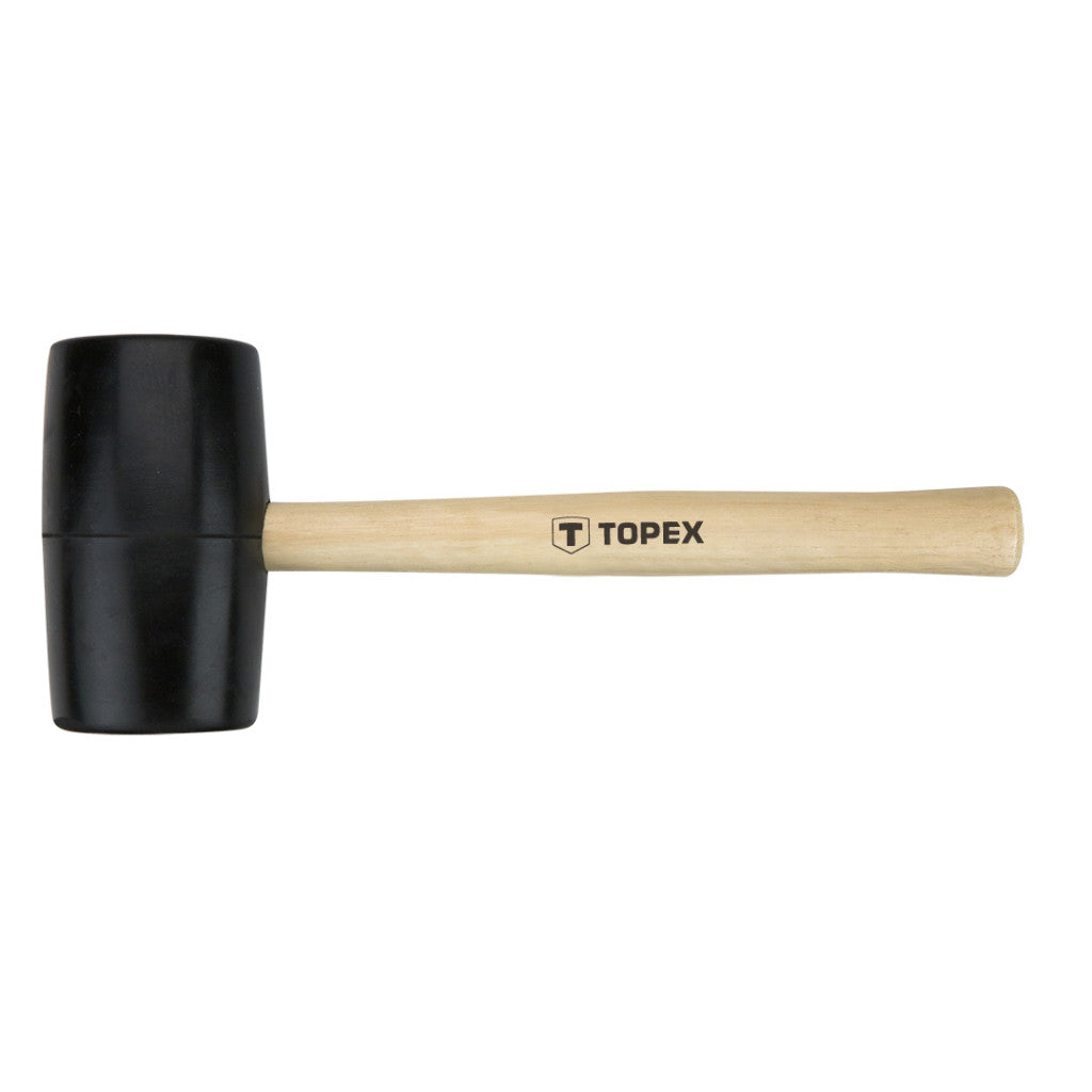 TOPEX Gumikalapács 63mm 680g, keményfa nyél 02A345