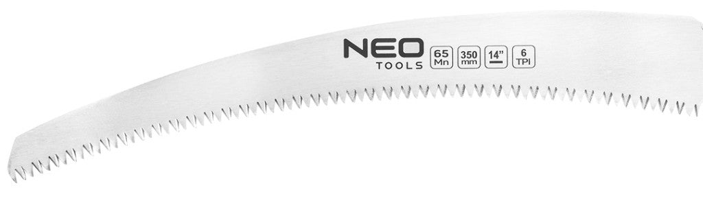 NEO TOOLS Ágvágó fűrész, fűrészlap:355mm(14"), 6 TPI, övre csatolható védőtokkal 42-102