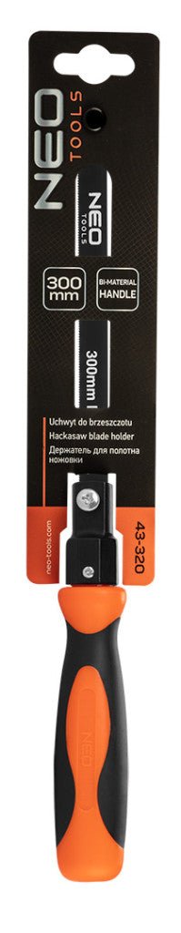 NEO TOOLS Fémfűrészlap tartó 300mm, kétkomponensű markolat 43-320