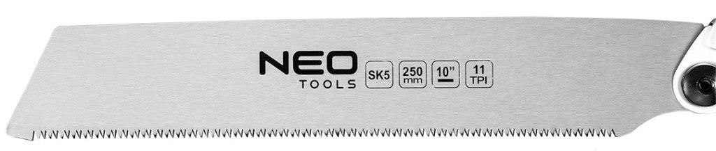 NEO TOOLS Japán fűrész, fűrészlap: 250mm(10") 11 TPI, wide, összecsukható 44-610