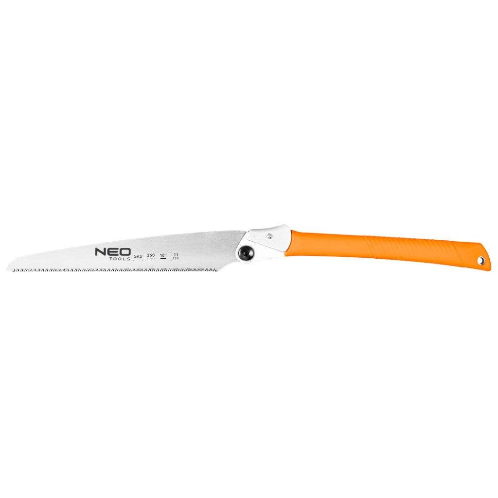 NEO TOOLS Japán fűrész, fűrészlap:250mm(10") 11 TPI, hegyes, összecsukható 44-611
