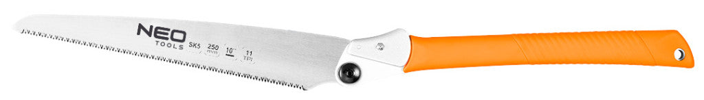 NEO TOOLS Japán fűrész, fűrészlap:250mm(10") 11 TPI, hegyes, összecsukható 44-611