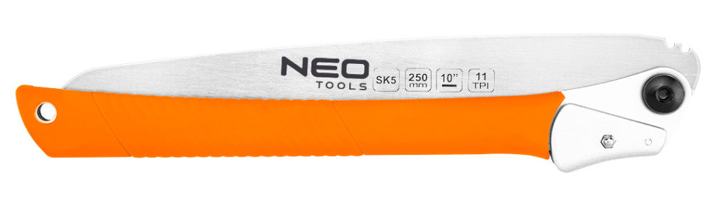 NEO TOOLS Japán fűrész, fűrészlap:250mm(10") 11 TPI, hegyes, összecsukható 44-611
