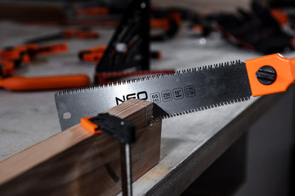 NEO TOOLS Japán fűrész, kétoldalas, fűrészlap:250mm(10"), 7 és 11 TPI 44-612