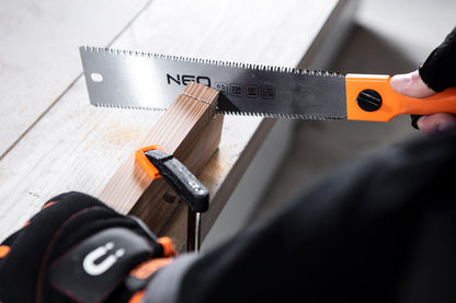 NEO TOOLS Japán fűrész, kétoldalas, fűrészlap:250mm(10"), 7 és 11 TPI 44-612
