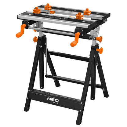 NEO TOOLS Állítható munkapad, alumínium 60 x 58 x 77-107cm 44-700