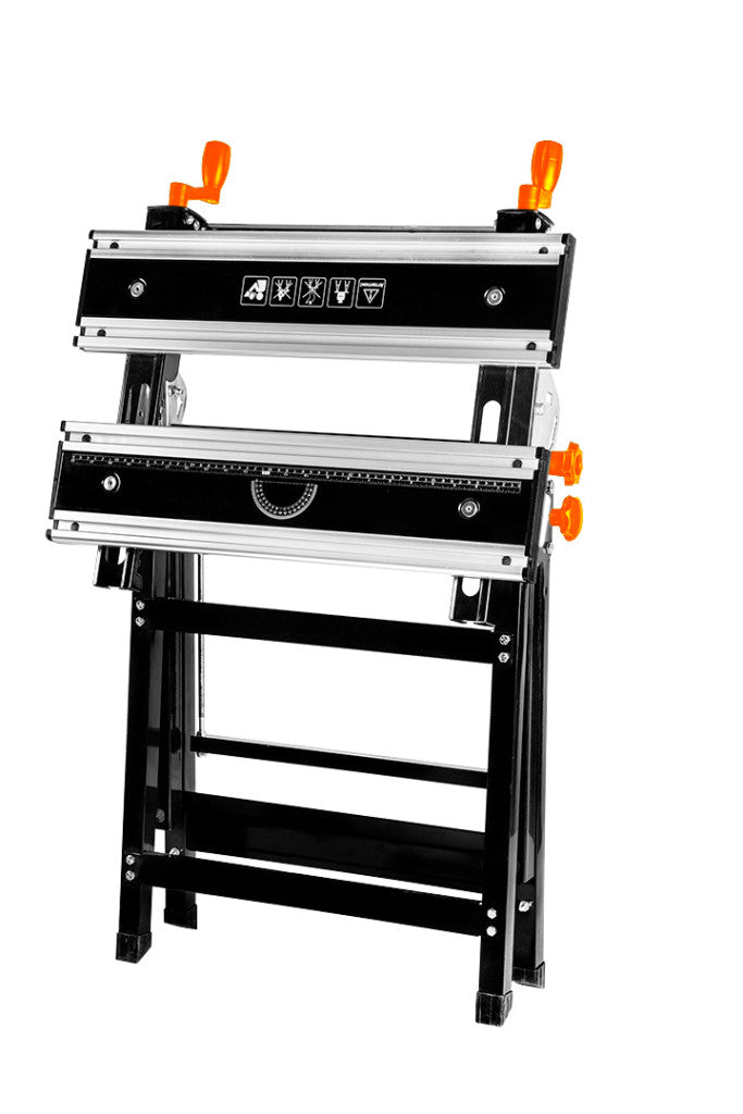 NEO TOOLS Állítható munkapad, alumínium 60 x 58 x 77-107cm 44-700