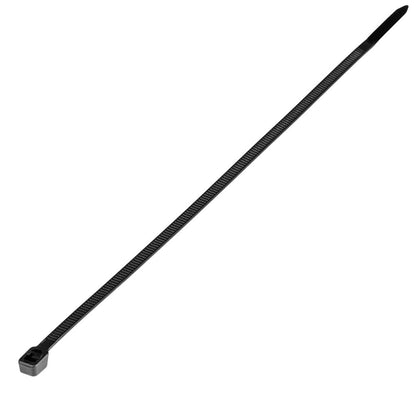 TOPEX KÁBELKÖTEGELŐ, gyorskötöző, 3,6mm x 300mm, fekete, 100db 44E973