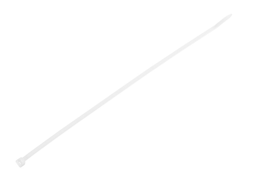 TOPEX KÁBELKÖTEGELŐ, gyorskötöző, 3,6mm x 300mm, fehér, 100db 44E974