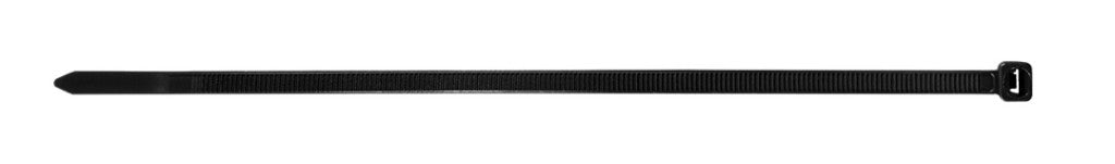 TOPEX KÁBELKÖTEGELŐ, gyorskötöző, 4,8mm x 200mm, fekete, 75db 44E978