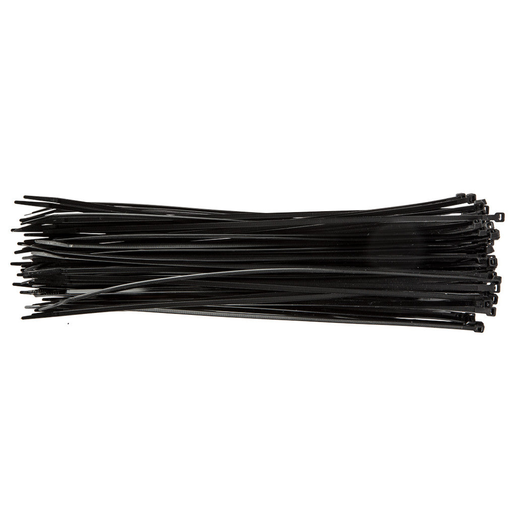 TOPEX KÁBELKÖTEGELŐ, gyorskötöző, 4,8mm x 370mm, fekete, 75db 44E982