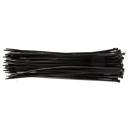 TOPEX KÁBELKÖTEGELŐ, gyorskötöző, 4,8mm x 370mm, fekete, 75db 44E982