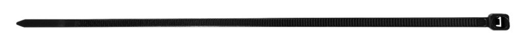 TOPEX KÁBELKÖTEGELŐ, gyorskötöző, 7,6mm x 500mm, fekete, 75db 44E983