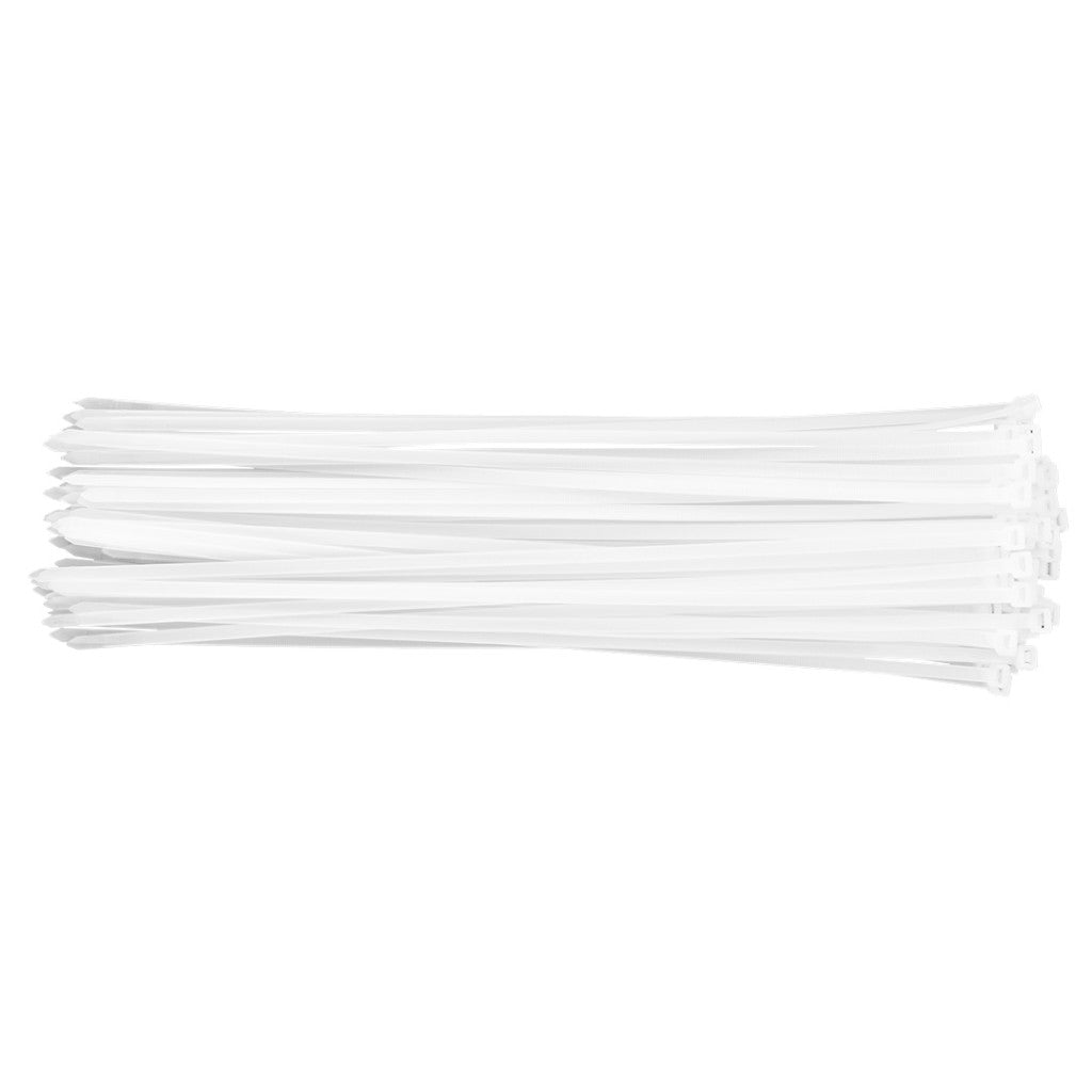 TOPEX KÁBELKÖTEGELŐ, gyorskötöző, 7,6mm x 500mm, fehér, 75db 44E984