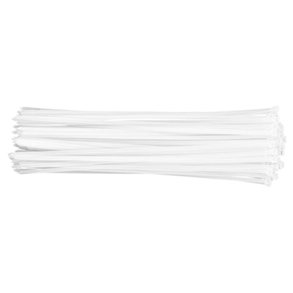 TOPEX KÁBELKÖTEGELŐ, gyorskötöző, 7,6mm x 500mm, fehér, 75db 44E984