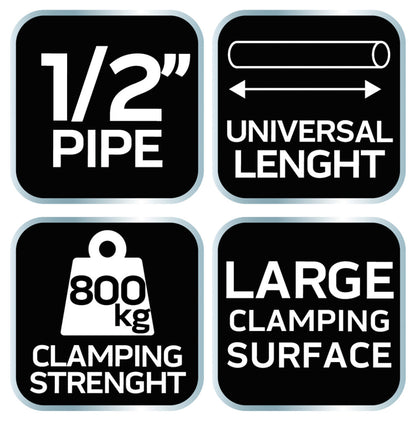NEO TOOLS Csőszorító 1/2" 45-495