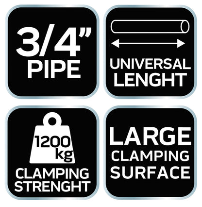 NEO TOOLS Csőszorító 3/4" 45-496