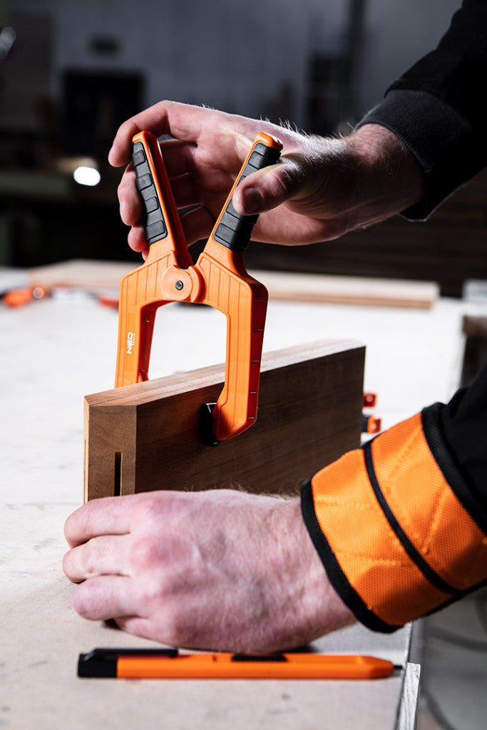 NEO TOOLS Rugós szorítócsipesz, extra erős, 3"/75mm 45-522