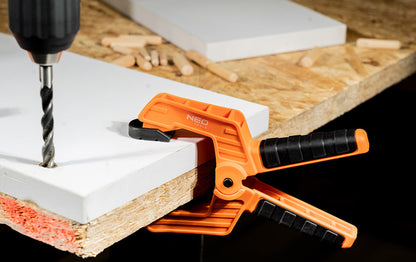 NEO TOOLS Rugós szorítócsipesz, extra erős, 4"/100mm 45-523