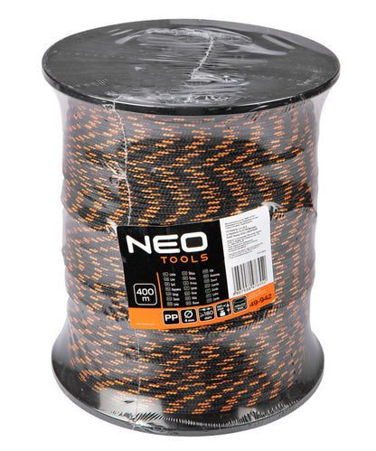 NEO TOOLS Kötél, fonatolt polipropilén 4mm/ 400m 49-942