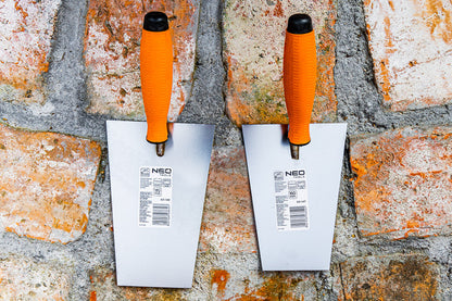 NEO TOOLS Kőműves kanál szögletes, berni, 180mm, kétkomponensű markolat 50-148