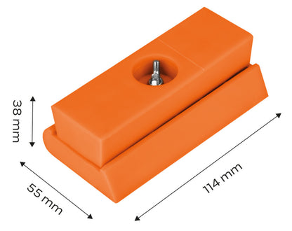 NEO TOOLS Csiszolótuskó, gumi, csavaros, 114x55x38mm 50-260