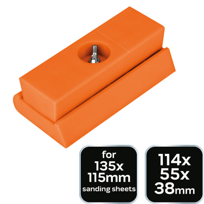 NEO TOOLS Csiszolótuskó, gumi, csavaros, 114x55x38mm 50-260