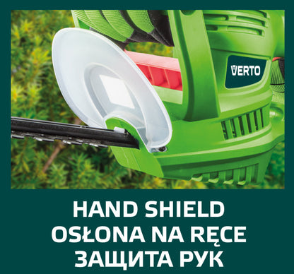 VERTO Elektromos sövényvágó 600W, 450mm 2 év garanciával 52G567