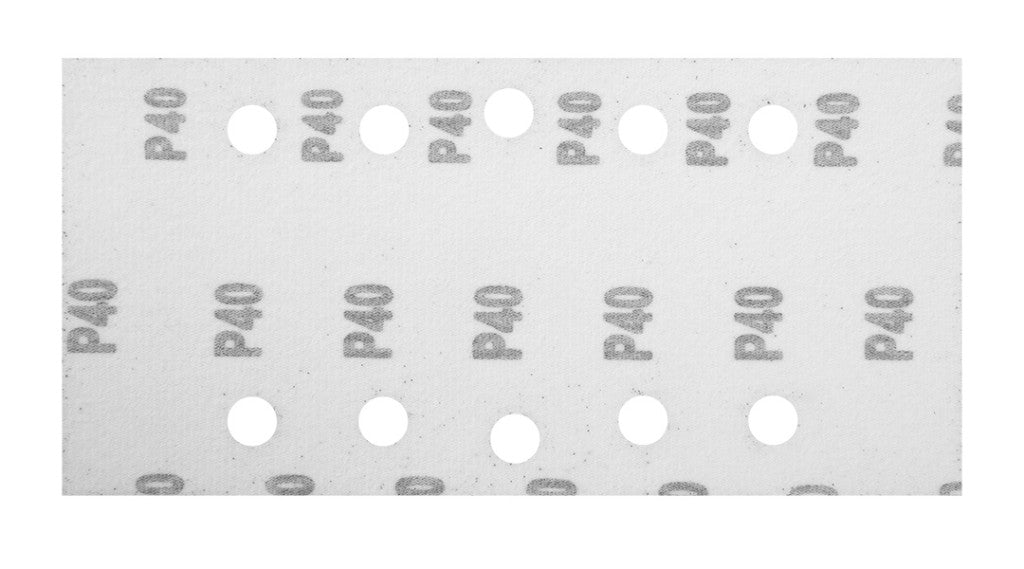 GRAPHITE Csiszolópapír tépőzáras 115 x 230mm, K40, lyukas, 5db 54H001