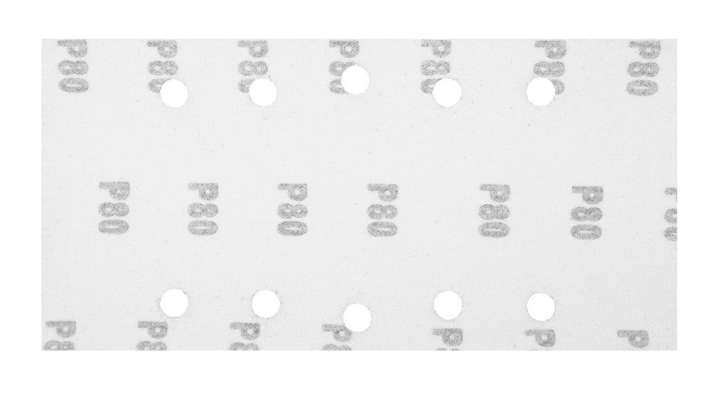 GRAPHITE Csiszolópapír tépőzáras 115 x 230mm, K80, lyukas, 5db 54H003