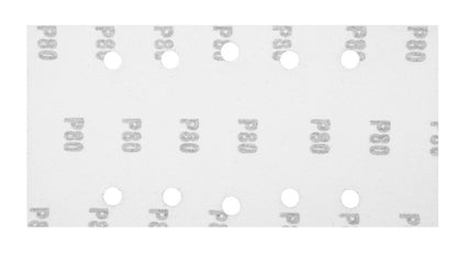 GRAPHITE Csiszolópapír tépőzáras 115 x 230mm, K80, lyukas, 5db 54H003