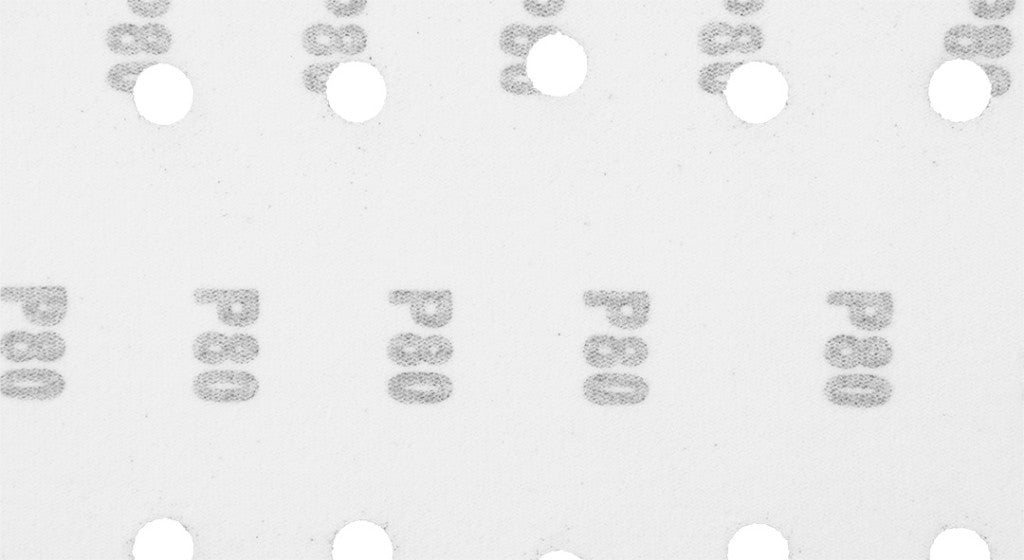 GRAPHITE Csiszolópapír tépőzáras 115 x 230mm, K80, lyukas, 5db 54H003