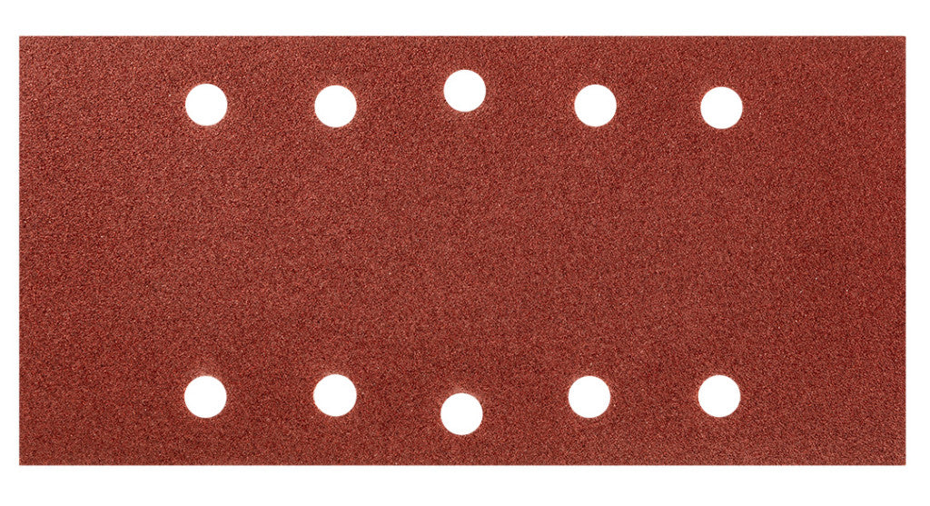 GRAPHITE Csiszolópapír tépőzáras 115 x 230mm, K100, lyukas, 5db 54H004