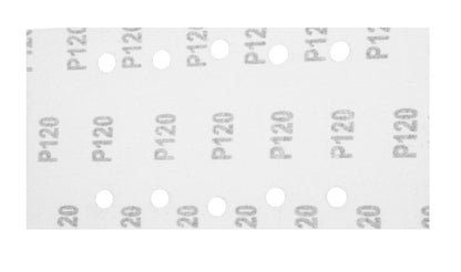 GRAPHITE Csiszolópapír tépőzáras 115 x 230mm, K120, lyukas, 5db 54H005