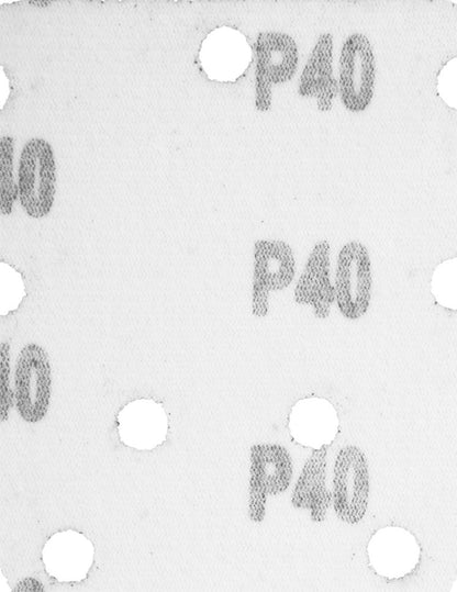 GRAPHITE Csiszolópapír deltacsiszolóhoz, tépőzáras, 11 lyukas 140 x 140 x 80mm, K40, 5db 54H009